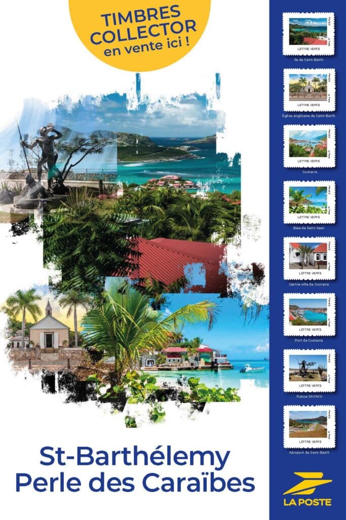 40×60 COLLECTOR LA POSTE 2024 STBARTH