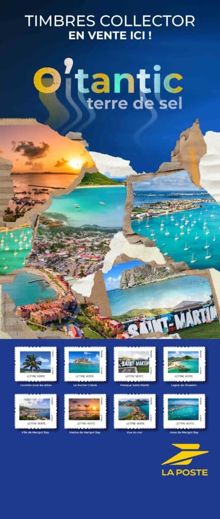 ROLL UP COLLECTOR LA POSTE SAINT MARTIN